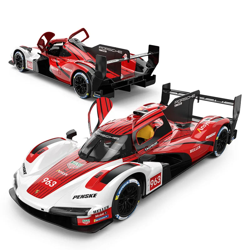 New In Stock 1:14 Porsche 963 Remote Control Racing Simulation Alloy Miniature Model Custom Kid Toys Gift