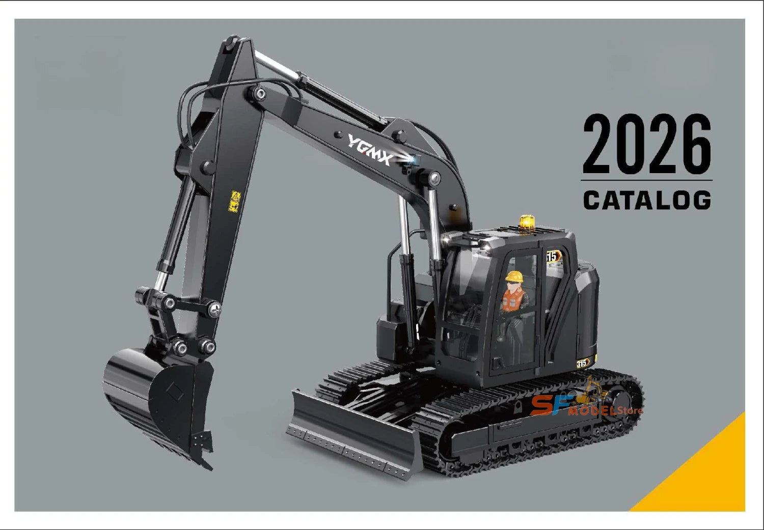 Yi Gong 1/50 RC Loader Excavator Mining Truck Sand Screener Road Roller Model Mini Engineering Vehicle Toys Hobbies 2026 New