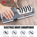Electric Knife Sharpener Three-Speed Sharpening 100% Diamond Replaceable Sharpening Heads Suitable for All Kitchen Knives