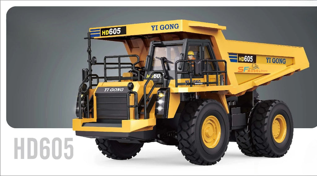 Yi Gong 1/50 RC Loader Excavator Mining Truck Sand Screener Road Roller Model Mini Engineering Vehicle Toys Hobbies 2026 New