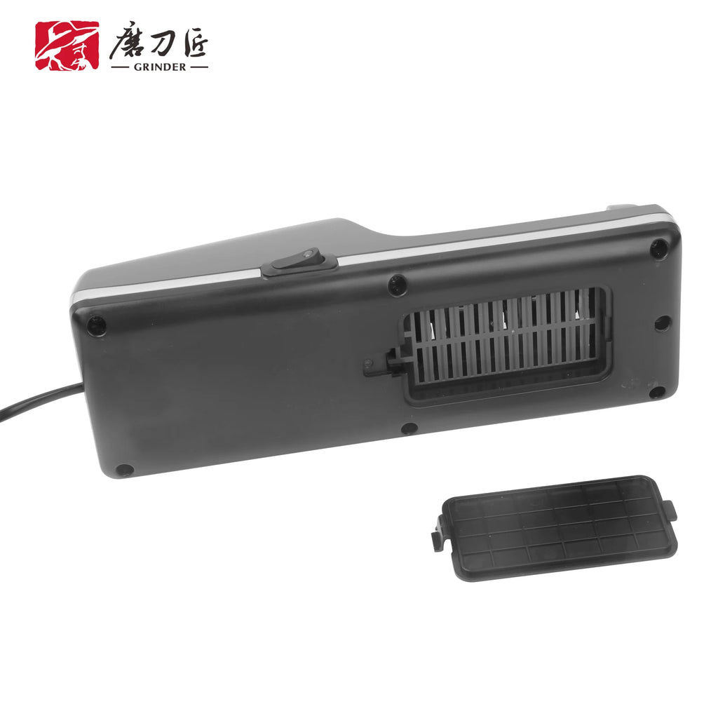 Electric Knife Sharpener Three-Speed Sharpening 100% Diamond Replaceable Sharpening Heads Suitable for All Kitchen Knives