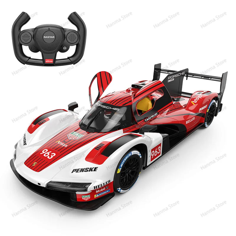 New In Stock 1:14 Porsche 963 Remote Control Racing Simulation Alloy Miniature Model Custom Kid Toys Gift